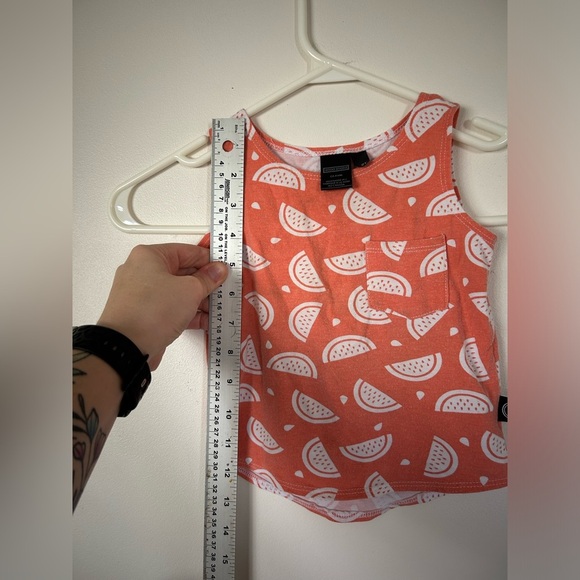 Canadian Made Wooly Doodle Tank Top Watermelon Print 2T - Picture 4 of 5